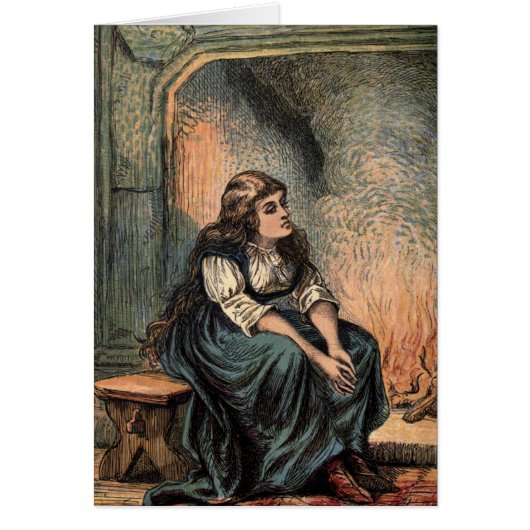 Vintage Cinderella Drawing Cards (Front)