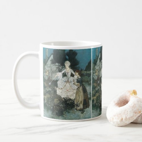 Vintage Cinderella Fairy Godmother by Edmund Dulac Coffee Mug