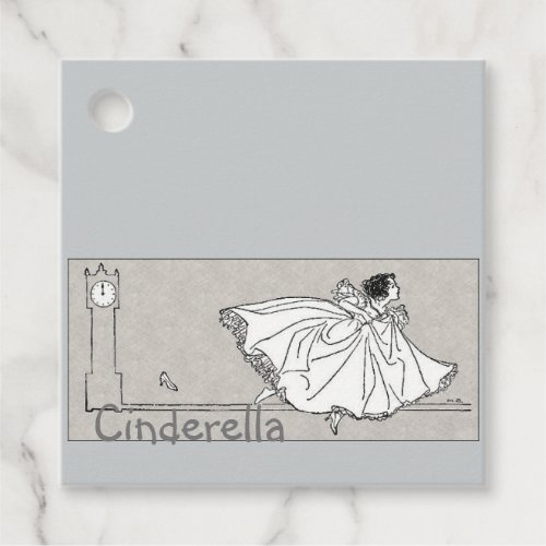 Vintage Cinderella Favor Tags