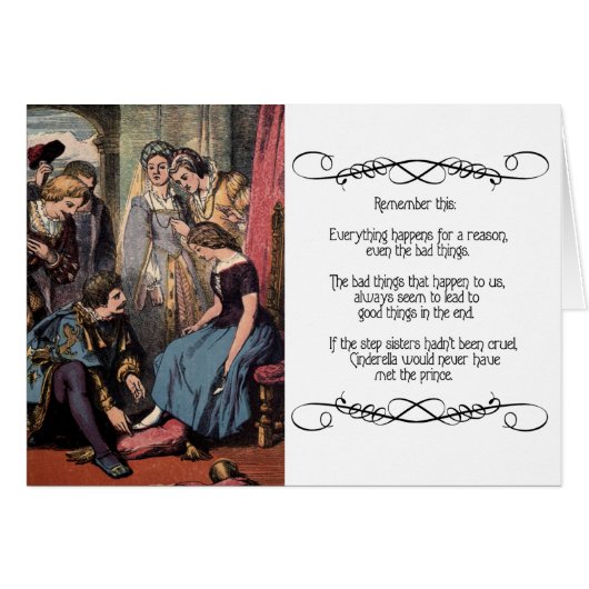 Vintage Cinderella Fitting the Glass Slipper (Front Horizontal)