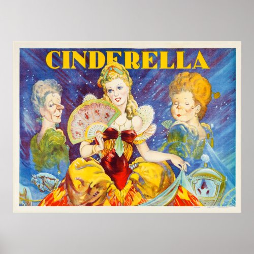 Vintage Cinderella Theater Poster