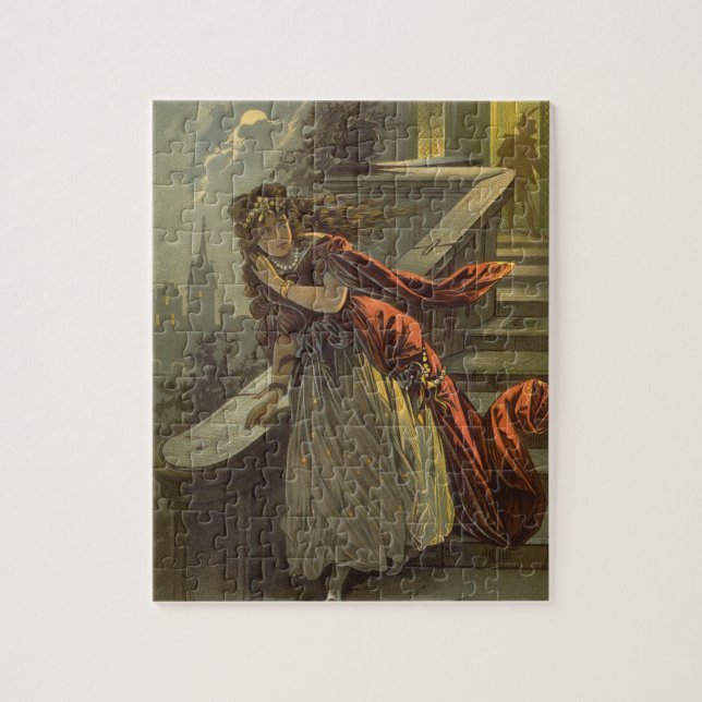 Vintage Cinderella, Victorian Fairy Tales Jigsaw Puzzle (Vertical)