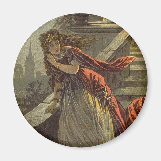 Vintage Cinderella, Victorian Fairy Tales Magnet (Front)