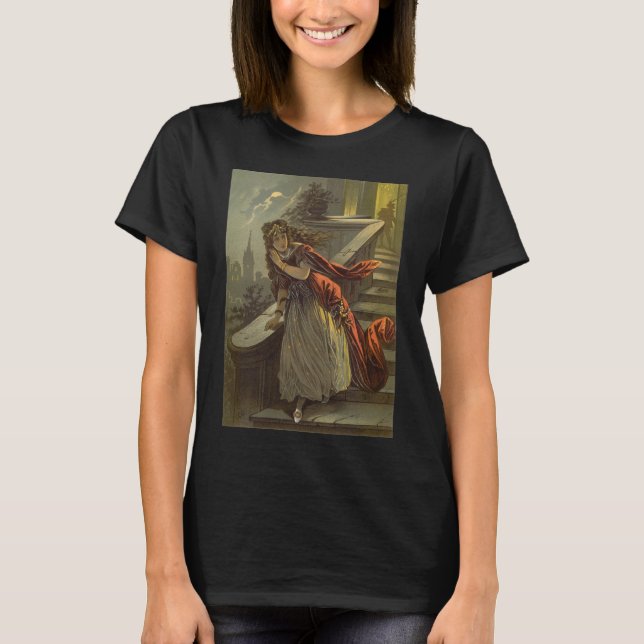 Vintage Cinderella, Victorian Fairy Tales T-Shirt (Front)