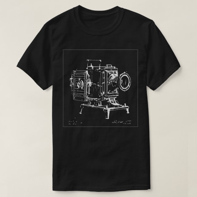 vintage cinema camera design T-Shirt (Design Front)