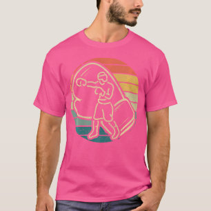 Vintage Circle Boxing Glove Boxing Boxer T-Shirt