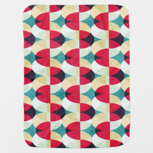 Vintage circle, seamless abstract pattern. baby blanket
