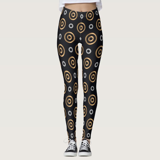 vintage circles leggings (Front)