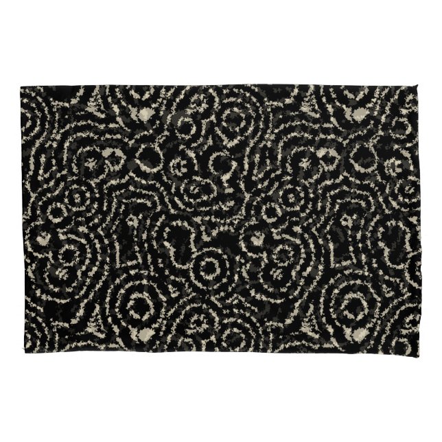 Vintage Circles Pillow Case (Front)