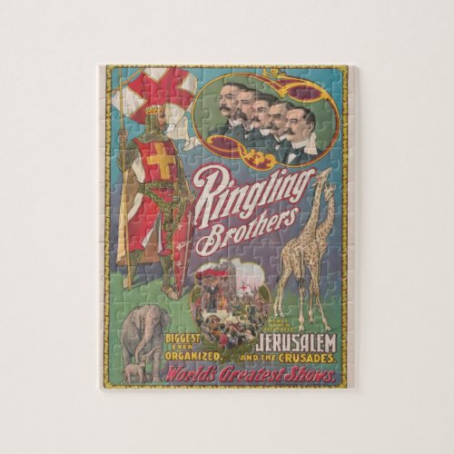 Vintage circus 2 jigsaw puzzle