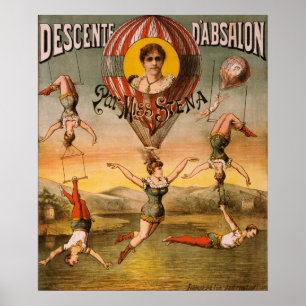 Vintage Circus Ad Poster