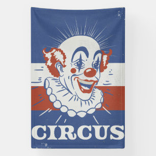 Vintage Circus Advertisement Banner