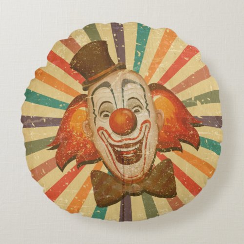 Vintage Circus Art Throw Pillow