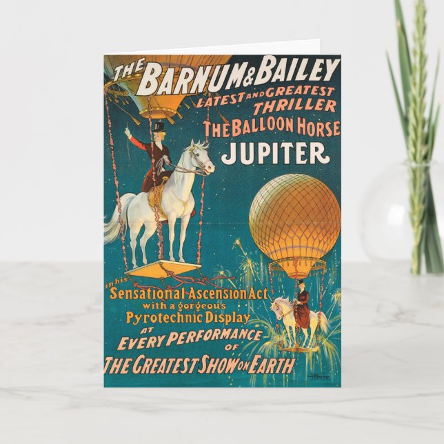 Vintage : circus Barnum & Bailey - Card (Front)