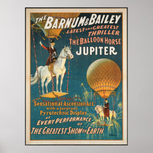 Vintage : circus Barnum & Bailey - Poster
