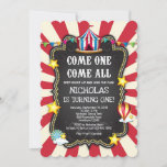 Vintage Circus Birthday Invitation at Zazzle