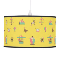 Vintage Circus Carnival Nursery Decor Clown Monkey Ceiling Lamp