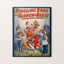 Vintage Circus Clown Show