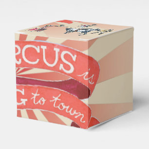 Vintage Circus Favor Box