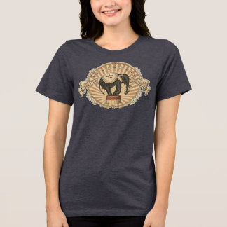Vintage circus greatest show on earth elephant Tri-Blend shirt