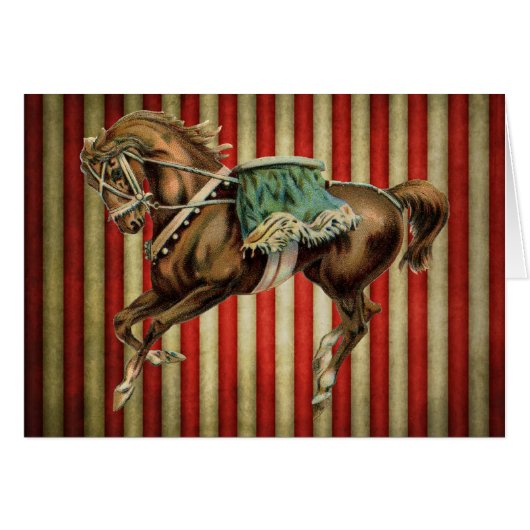 vintage circus horse cards (Front Horizontal)