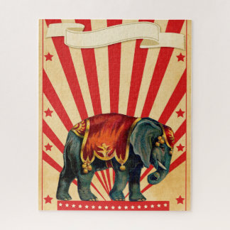 Vintage Circus Illustration Art Jigsaw Puzzle