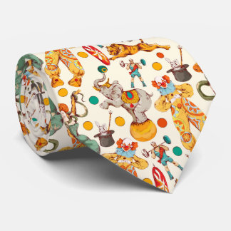 Vintage Circus Neck Tie
