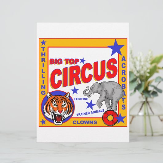 Vintage Circus Poster (Standing Front)