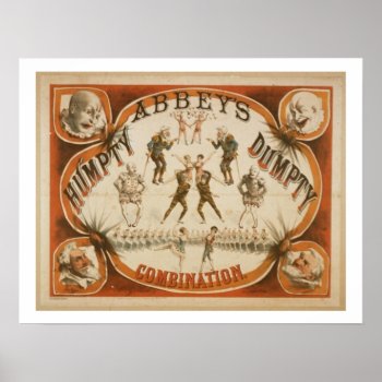 Vintage Circus Poster by Vintage_Obsession at Zazzle