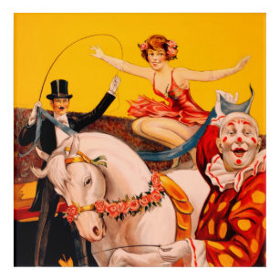 Vintage Circus Poster Acrylic Print