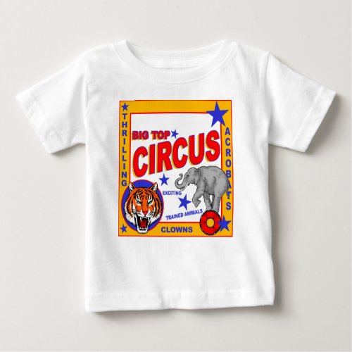 Vintage Circus Poster Baby T_Shirt