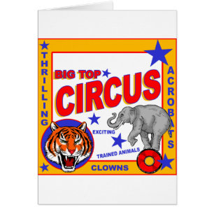 Vintage Circus Poster Cards