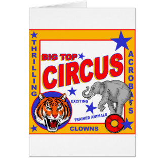 Vintage Circus Poster Cards