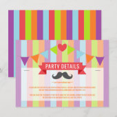 Vintage Circus Poster Children's Birthday Detail (Front/Back)