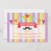 Vintage Circus Poster Children's Birthday Detail (Front)