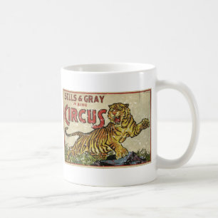 Vintage Circus Poster - circa 1930 - distressed Coffee Mug