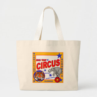 Vintage Circus Poster Large Tote Bag