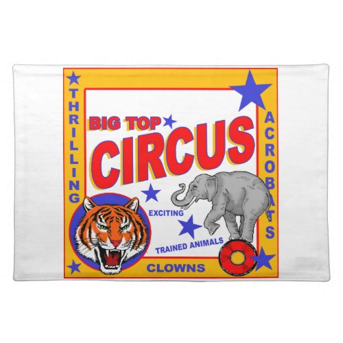 Vintage Circus Poster Placemat