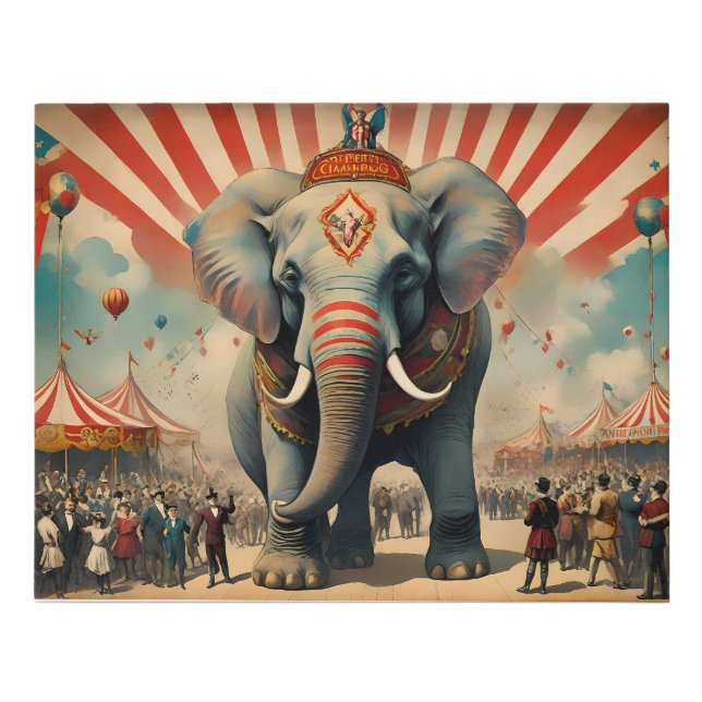 Vintage Circus Poster Wall Art – Retro Carnival (Front)