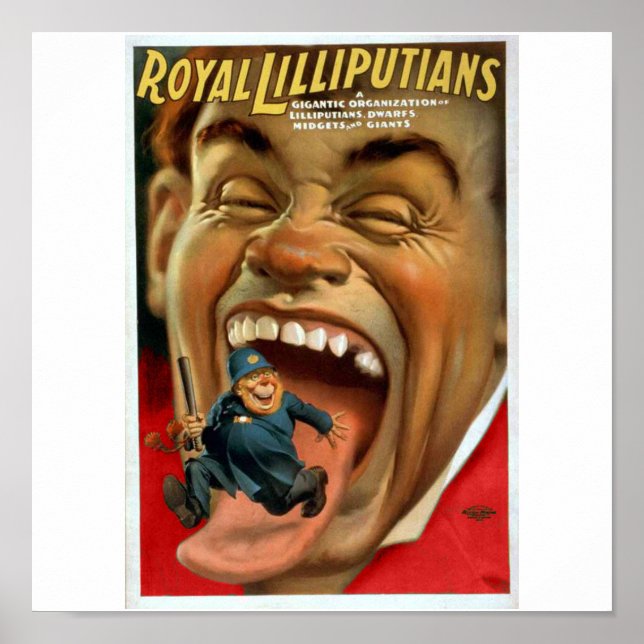 Vintage Circus Side Show Poster (Front)