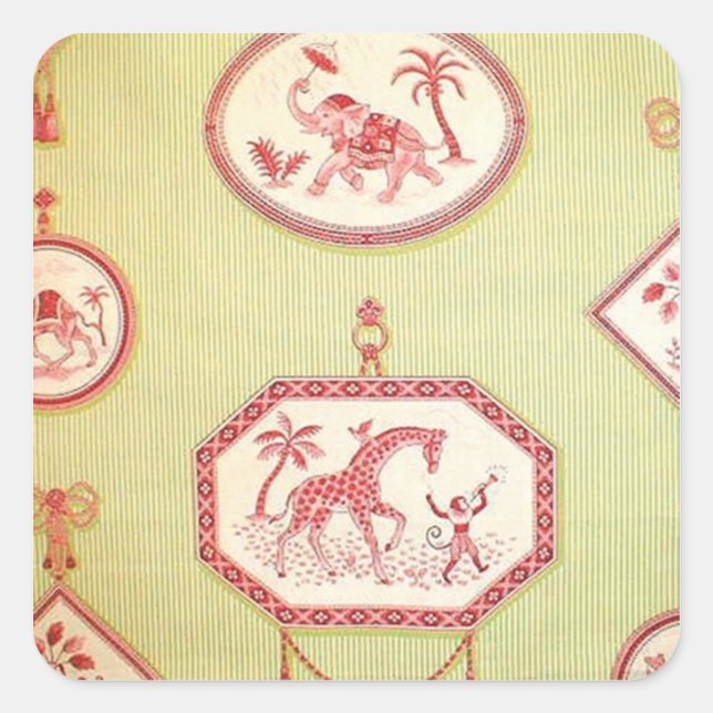 Vintage Circus Sticker Template (Front)