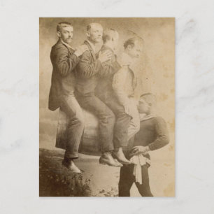 Vintage Circus Strongman Postcard