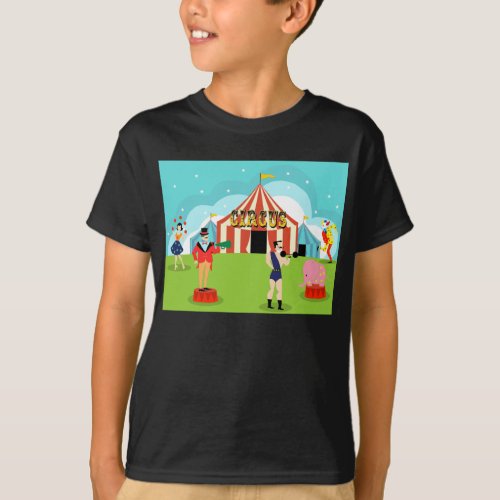 Vintage Circus T_Shirt