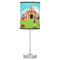 Vintage Circus Table Lamp