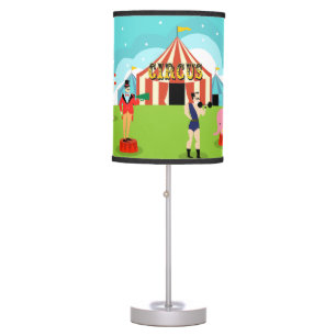 Vintage Circus Table Lamp