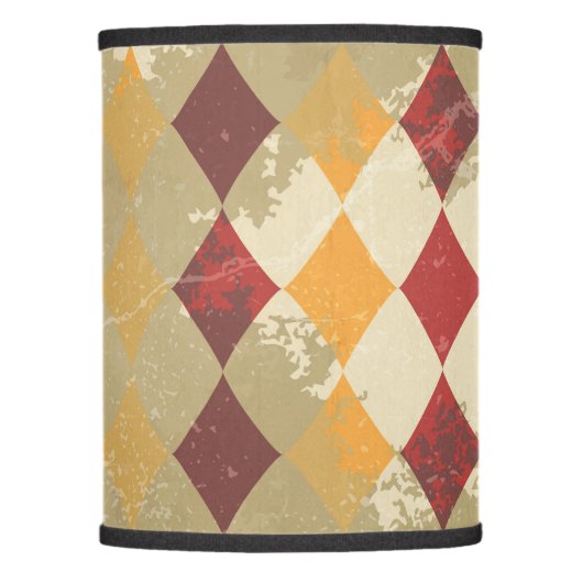 Vintage Circus Tent Pattered Table Lamp Shade (Front)