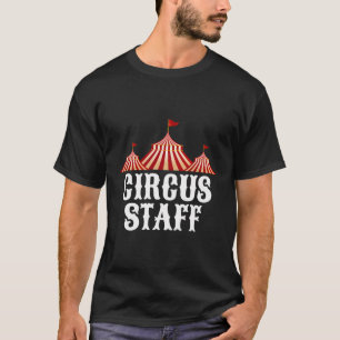 Vintage Circus Themed Birthday Party Event Staff T-Shirt