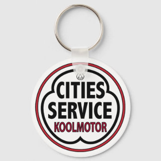 Vintage Cities Service koolmotor sign Keychain