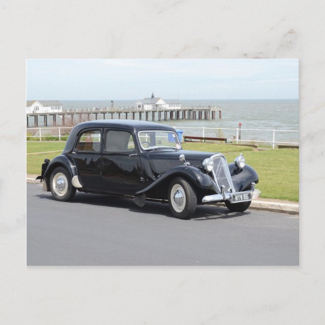 Vintage Citroen Postcard (Front)