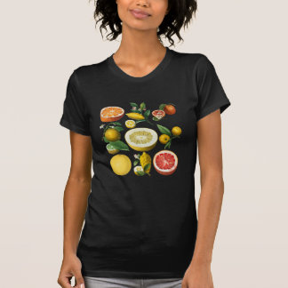 Vintage Citrus Fruit Design T-Shirt